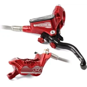 Hope tech 3 v4 downhill brake in red